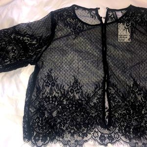 H&M lace top with tags